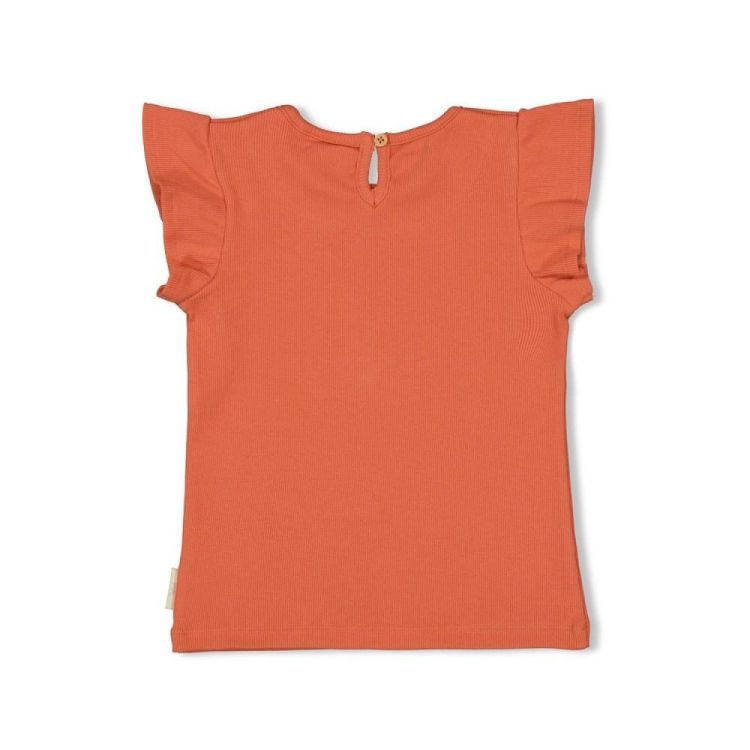 Jubel T-shirt - Sunny Side Up (91700376/Terracotta) - WeekendMode