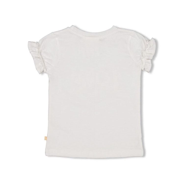 Jubel T-shirt - Sunny Side Up (91700378/Wit) - WeekendMode