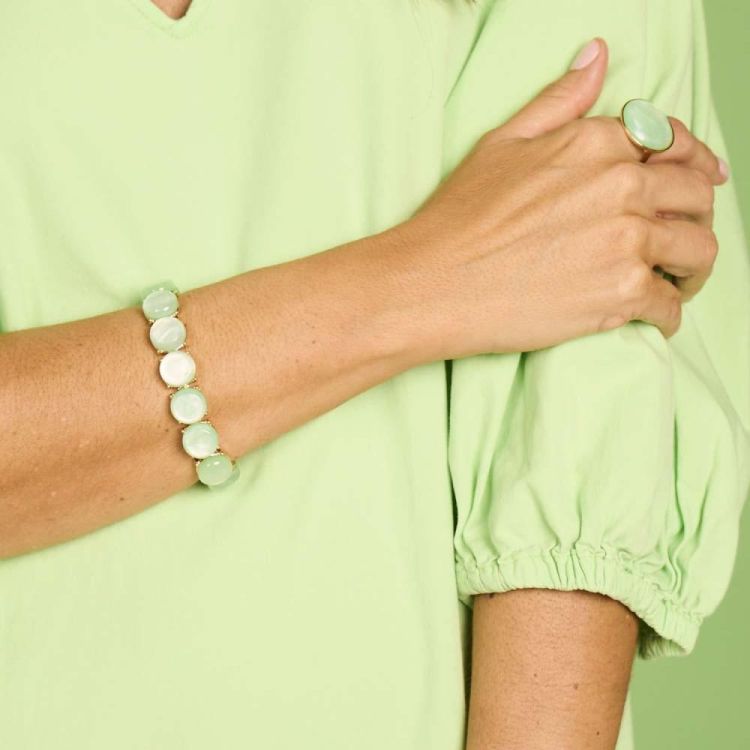 Les Cordes Armband KAB14 (77937844/LICHTGROEN) - WeekendMode