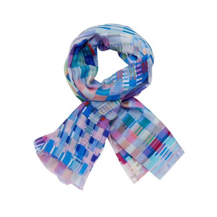 Les Cordes Sjaal LCSCARVES171 (77937575/MULTI BLAUW) - WeekendMode