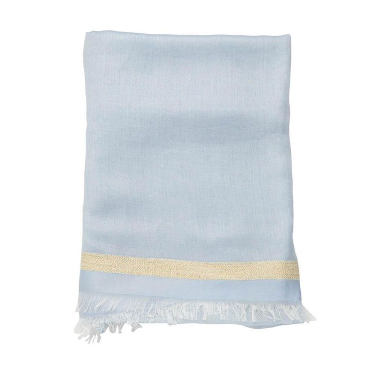 Les Cordes Sjaal LCSCARVES175 (77937697/BLAUW) - WeekendMode