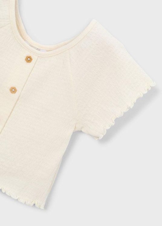 Mayoral Kids 2 pc crochet t shirt set (3015/Chickpea) - WeekendMode