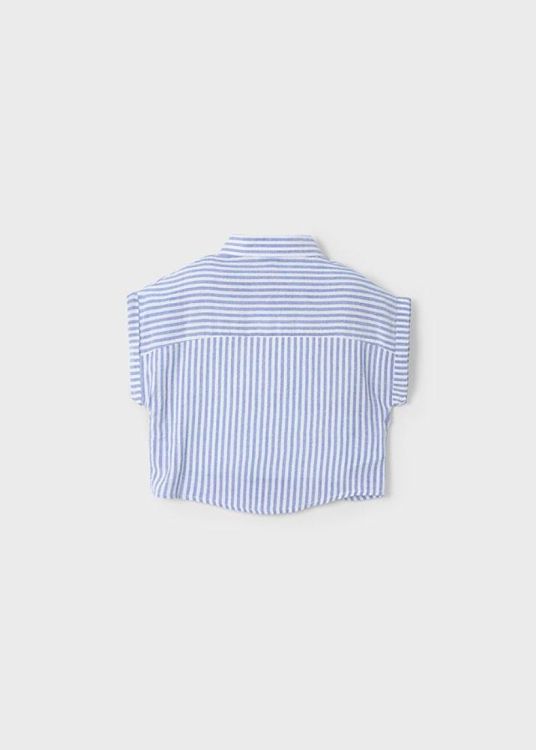 Mayoral Kids 2 pcs striped blouse (6J.3185/Indigo) - WeekendMode