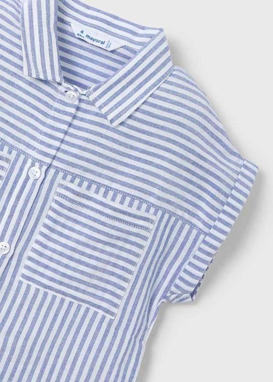 Mayoral Kids 2 pcs striped blouse (6J.3185/Indigo) - WeekendMode