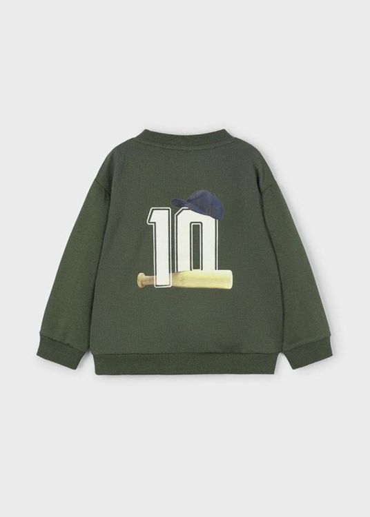 Mayoral Kids back print pullover (5A.4401/Groen) - WeekendMode
