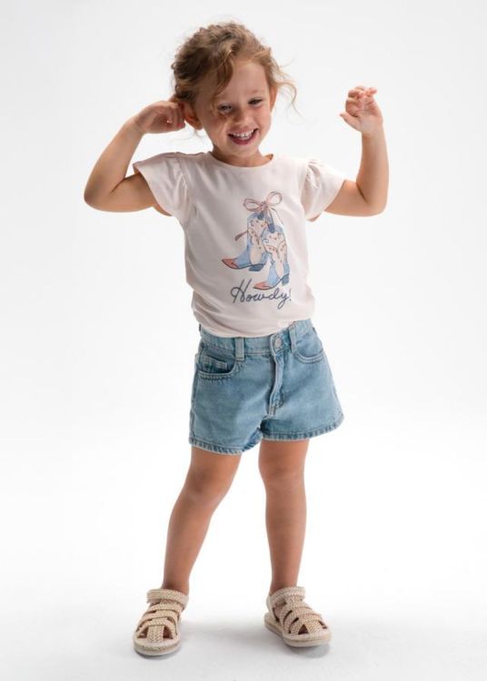 Mayoral Kids Basic denim shorts (236/Light) - WeekendMode