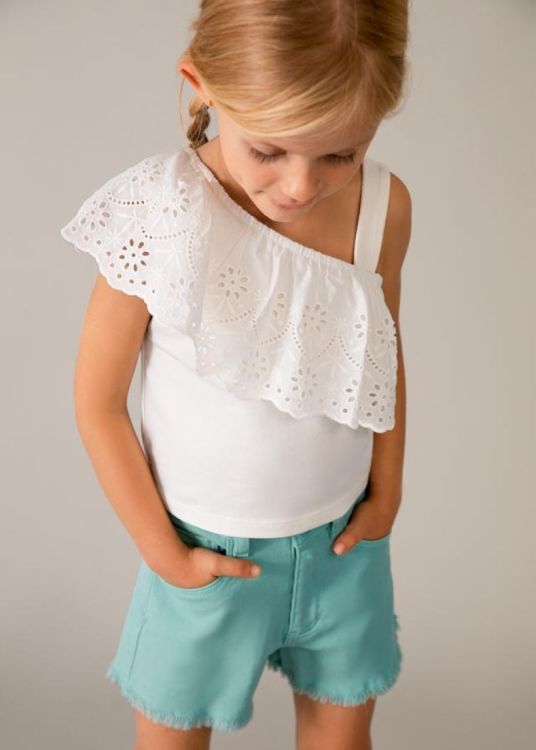 Mayoral Kids Basic twill shorts (234/oasis) - WeekendMode