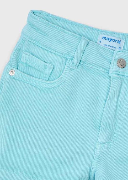 Mayoral Kids Basic twill shorts (6F.234/Anise) - WeekendMode