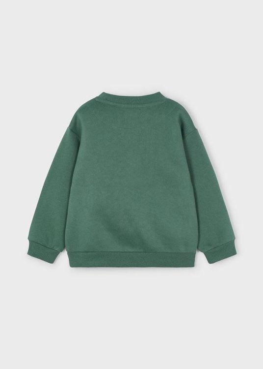 Mayoral Kids Car print pullover (5C.4404/groen) - WeekendMode