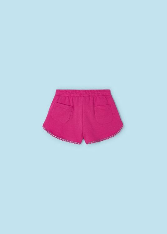 Mayoral Kids Chenille shorts (6M.607/Fuchsia) - WeekendMode