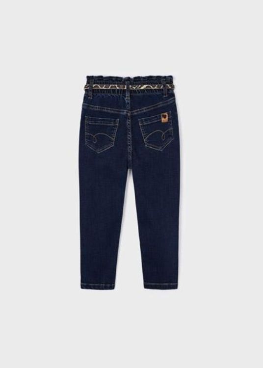 Mayoral Kids Denim pants with belt (6C.4501/Dark) - WeekendMode
