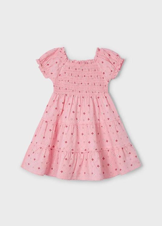 Mayoral Kids Dress with smock (6G.3925/Salmon) - WeekendMode