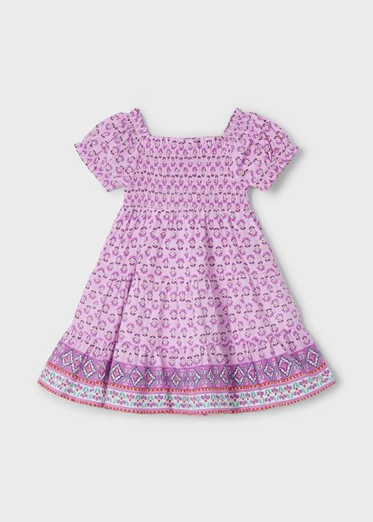 Mayoral Kids Dress with smock (6K.3932/Mauve) - WeekendMode