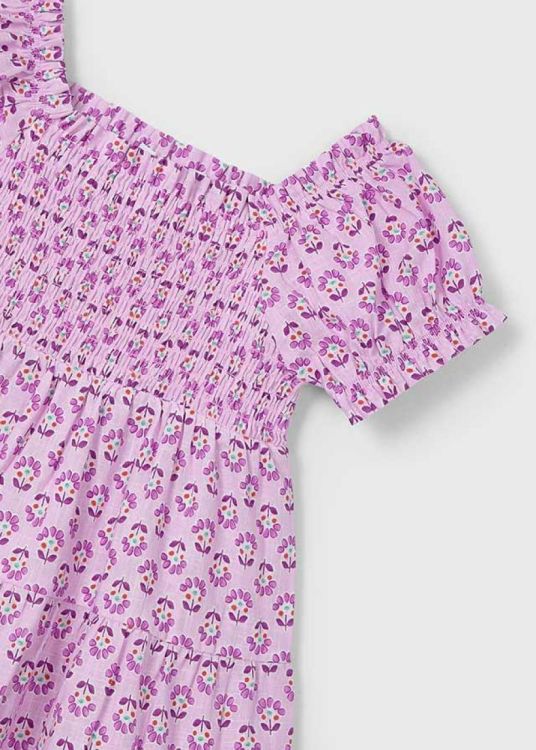 Mayoral Kids Dress with smock (6K.3932/Mauve) - WeekendMode