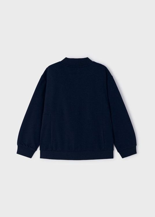 Mayoral Kids Elastic fleece pullover (5C.3488/Navy) - WeekendMode