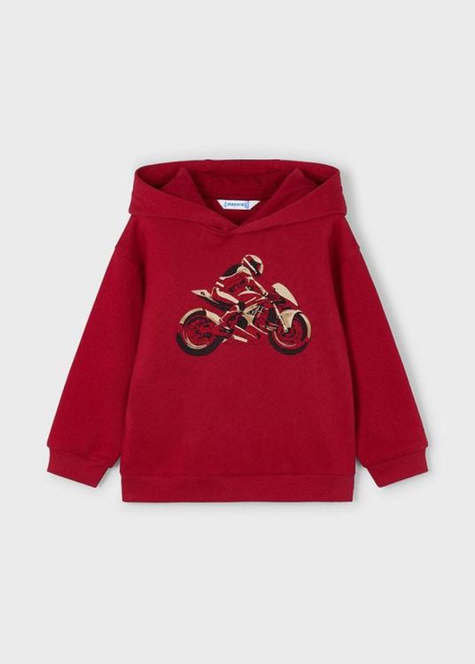 Mayoral Kids Embossment print pullover (5E.4407/Rood) - WeekendMode