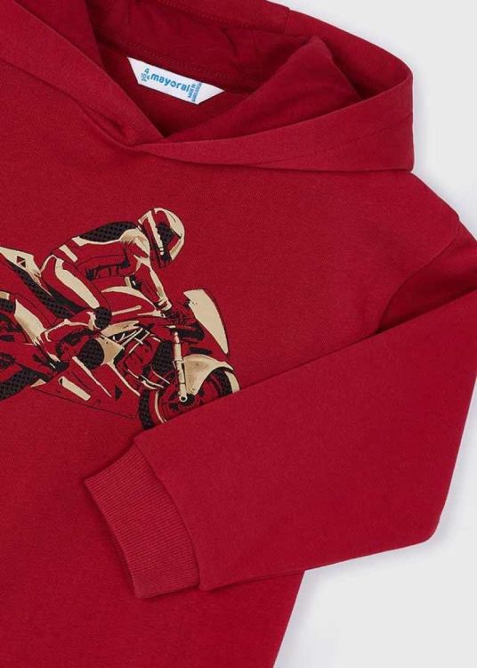 Mayoral Kids Embossment print pullover (5E.4407/Rood) - WeekendMode