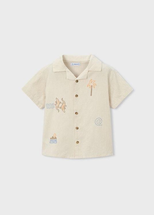 Mayoral Kids Embriodered shirt (3114/Linen) - WeekendMode