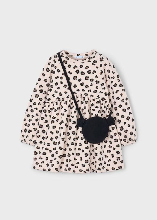 Mayoral Kids Fleece dress (6M.4926/Beige) - WeekendMode