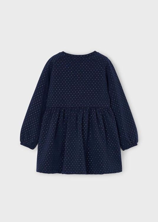 Mayoral Kids Fleece dress (6M.4926/Blauw) - WeekendMode