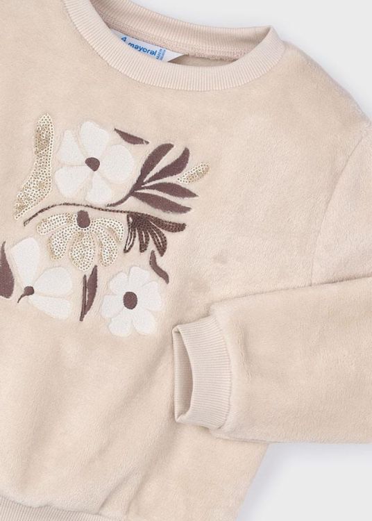 Mayoral Kids Fur pullover (6J.4432/Beige) - WeekendMode