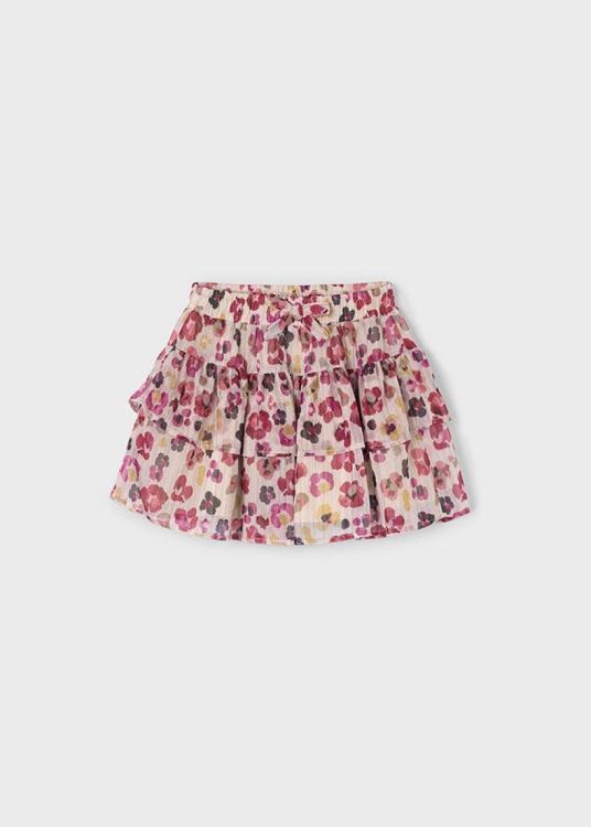 Mayoral Kids Gauze skirt (6H.4902/Rood) - WeekendMode