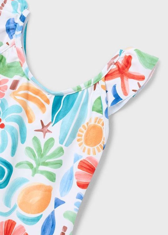 Mayoral Kids Girls printed swimsuit (3738/oasis) - WeekendMode