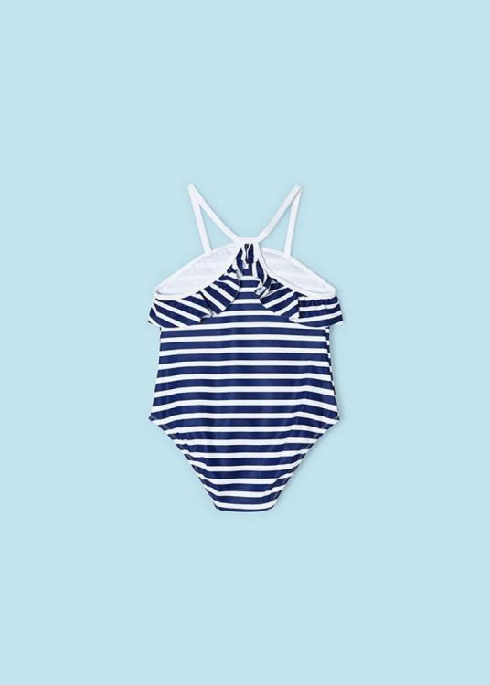 Mayoral Kids Girls stripe swimsuit (6L.3716/Ink) - WeekendMode