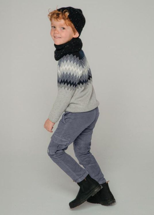 Mayoral Kids Knit pants (5E.4535/Cloud) - WeekendMode