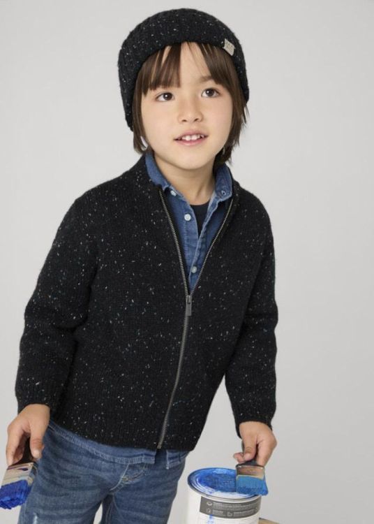 Mayoral Kids Knit pullover (5G.4350/Blue tweed) - WeekendMode