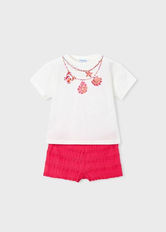 Mayoral Kids Knit short set (3231/Poppy) - WeekendMode