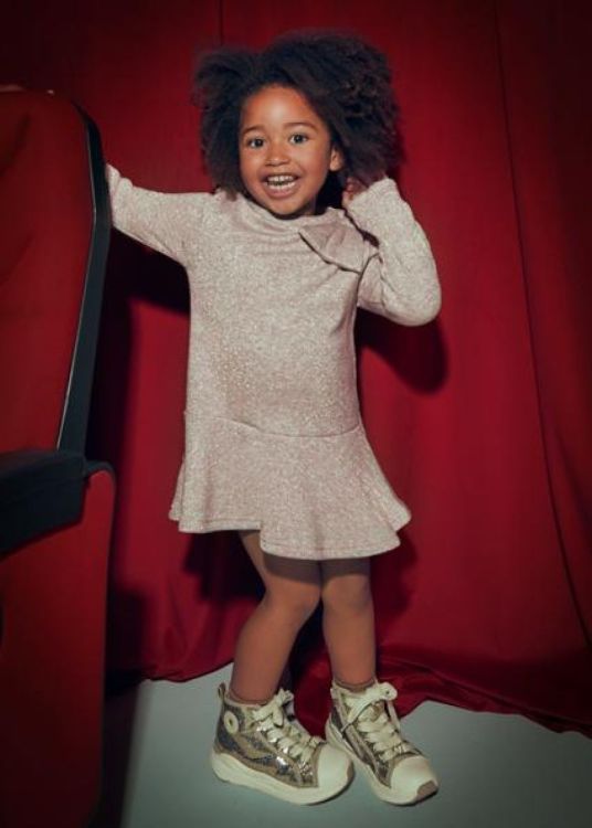 Mayoral Kids Knitted dress (6M.4991/Beige) - WeekendMode