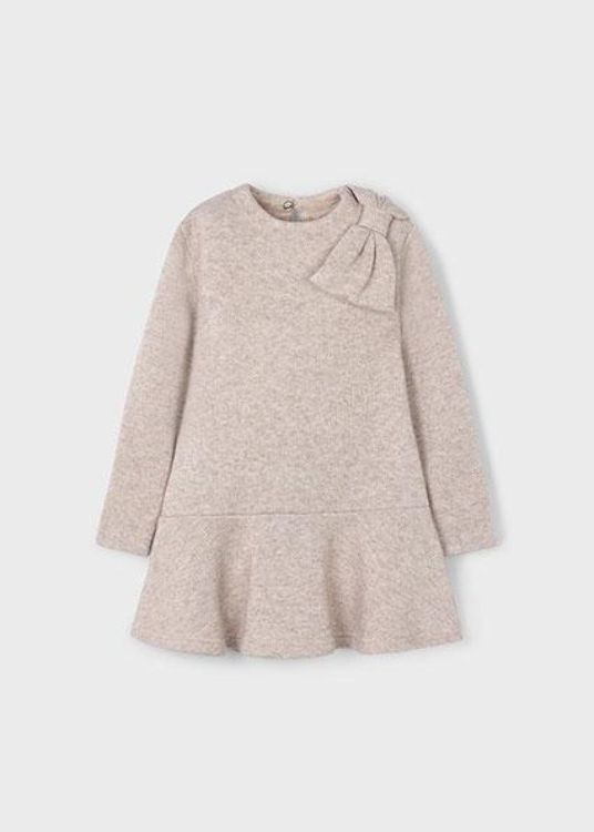 Mayoral Kids Knitted dress (6M.4991/Beige) - WeekendMode