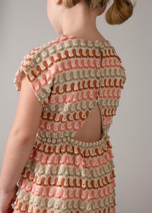 Mayoral Kids Knitted dress (3930/Tangerine) - WeekendMode