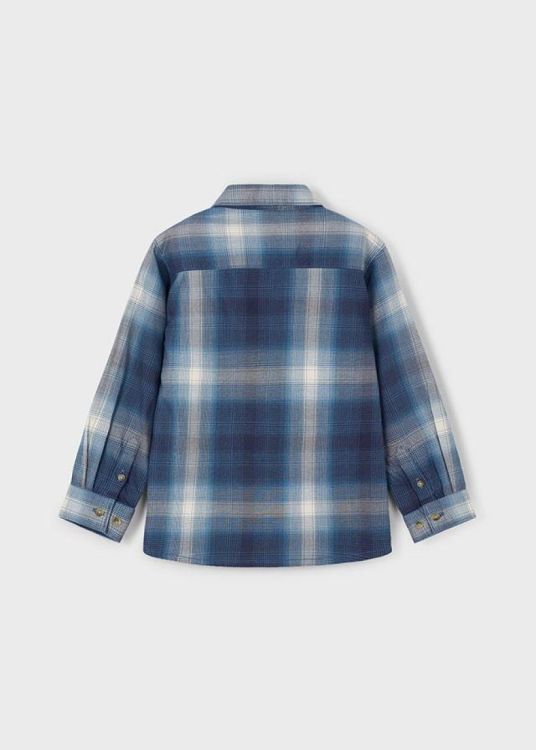 Mayoral Kids L/s checked shirt (5D.4127/Blauw) - WeekendMode