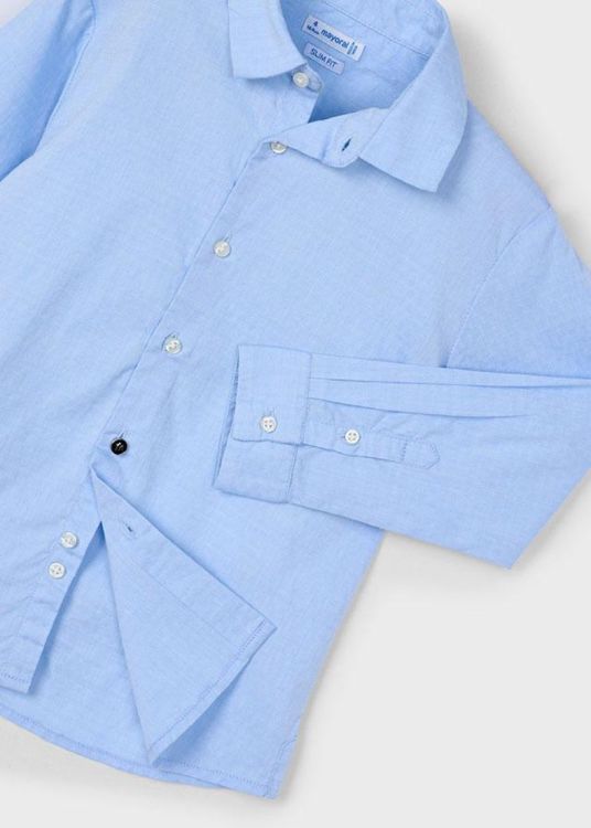 Mayoral Kids L/s formal wear shirt (5H.4130/Blauw) - WeekendMode