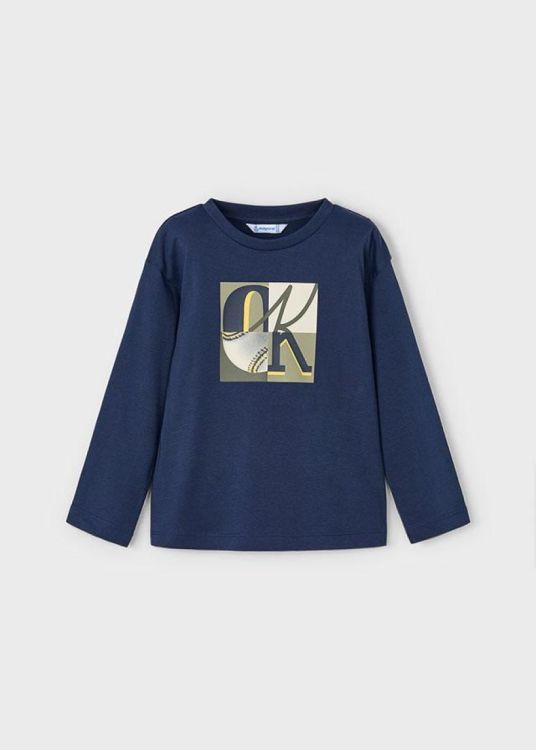 Mayoral Kids L/s semibasic shirt (5A.4076/Blauw) - WeekendMode