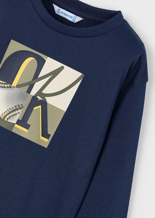 Mayoral Kids L/s semibasic shirt (5A.4076/Blauw) - WeekendMode