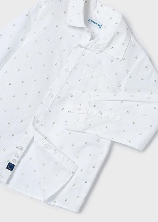 Mayoral Kids L/s shirt (5D.3124/White) - WeekendMode