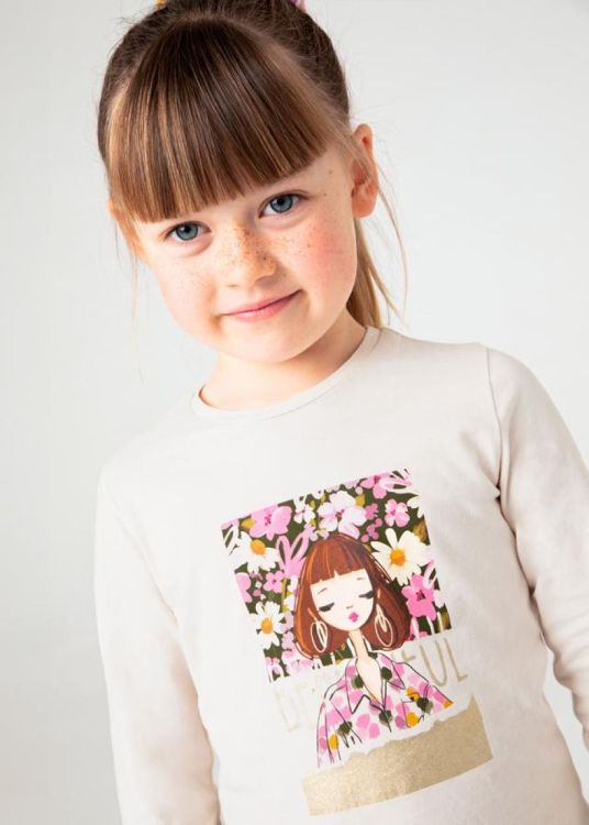 Mayoral Kids L/s t-shirt (6D.4069/Chickpea) - WeekendMode