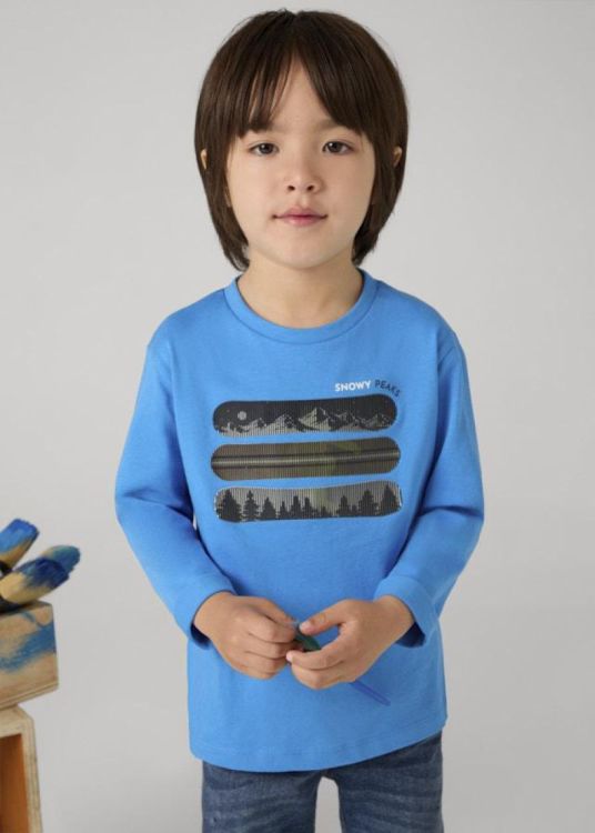 Mayoral Kids L/s t-shirt (5G.4055/Cerulean) - WeekendMode