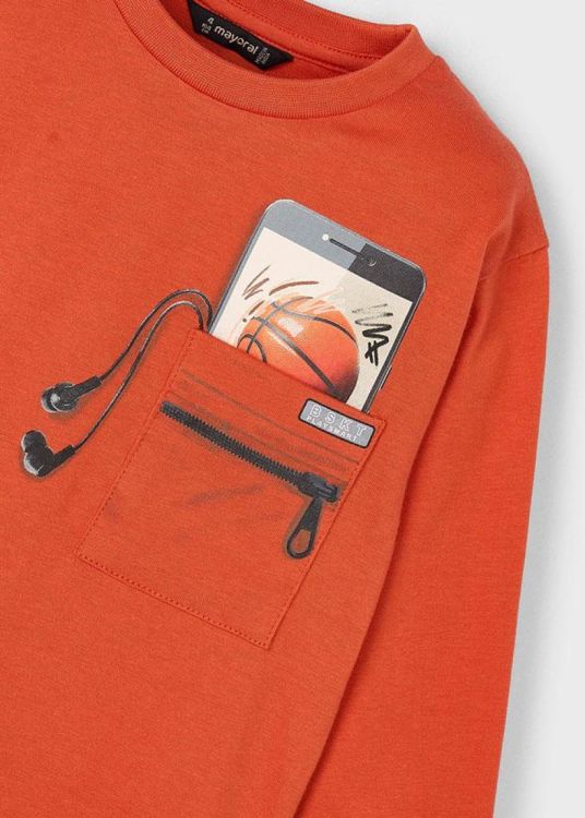 Mayoral Kids L/s t-shirt (5B.4078/Oranje) - WeekendMode