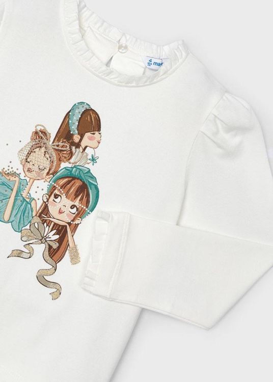 Mayoral Kids L/s t-shirt (6B.4065/Nude-jade) - WeekendMode