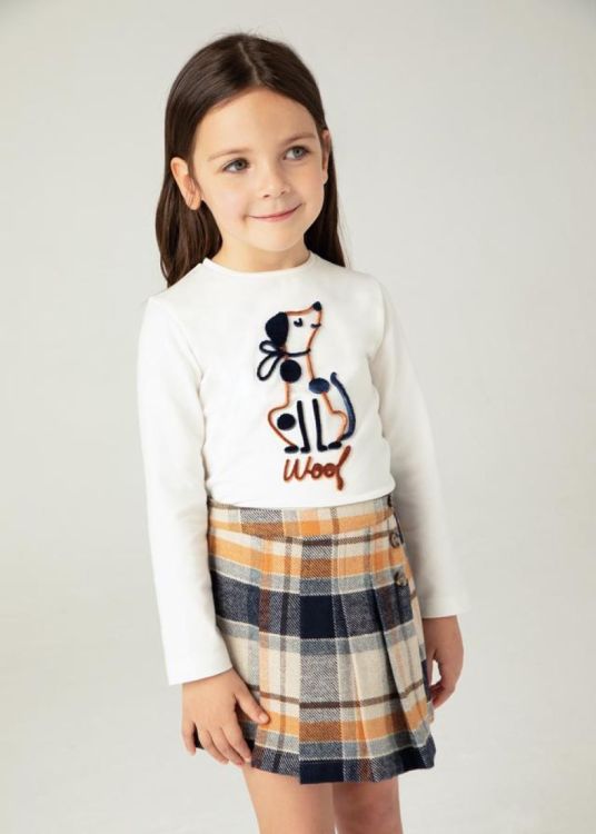 Mayoral Kids L/s t-shirt (6D.4068/Natural-ca) - WeekendMode