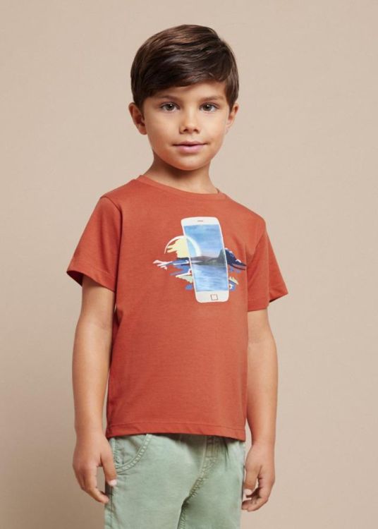 Mayoral Kids Lenticular t-shirt s/s (5C.3003/Chilli) - WeekendMode