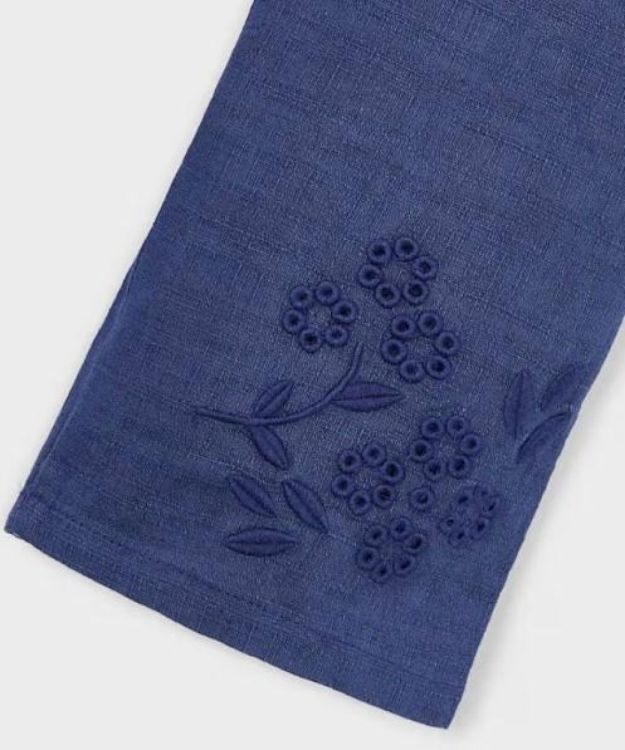 Mayoral Kids Linen pants (3585/Porcelain) - WeekendMode