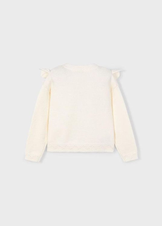 Mayoral Kids Open knit sweater (6F.4304/Beige) - WeekendMode