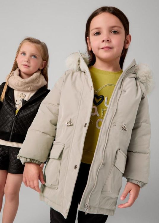 Mayoral Kids Parka coat (6F.4493/Sepia) - WeekendMode