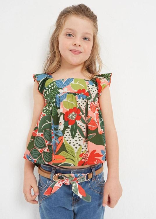 Mayoral Kids Printed blouse (6G.3144/70) - WeekendMode