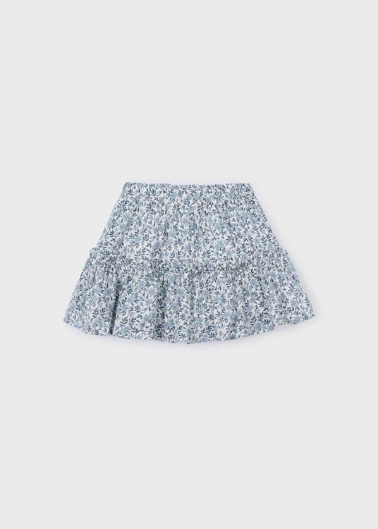 Mayoral Kids Printed dobby skirt (3903/Lake) - WeekendMode